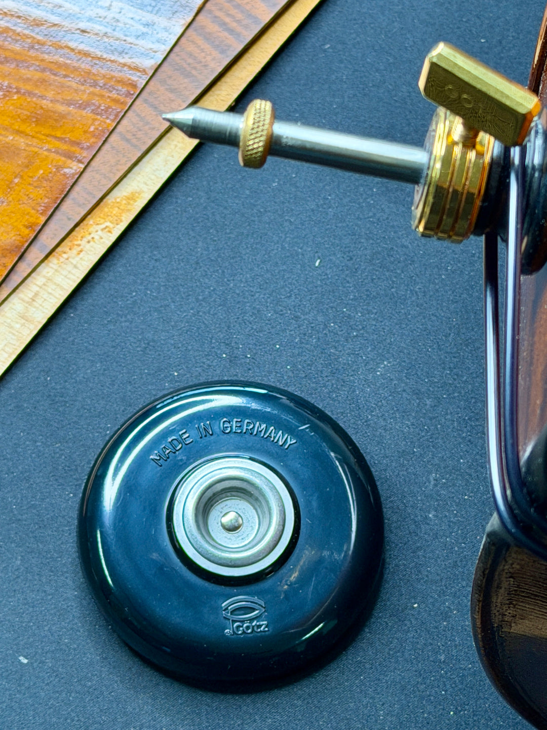 Original Götz Cello Parkettschoner, ZP-6168 &amp; Original Götz Stachelgummi 3S-503, SET