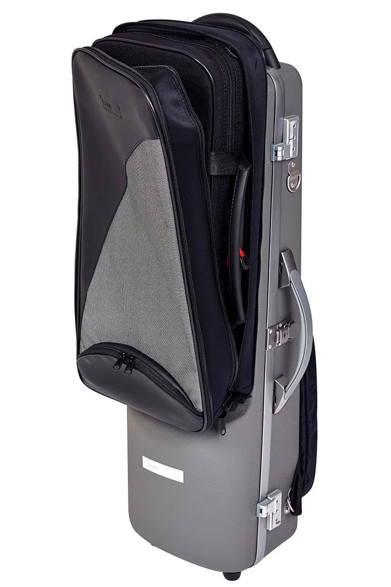 BAM PANT3126XL Panther Hightech Bassklarinettenetui (bis C) mit Doppel-Klarinettenetui