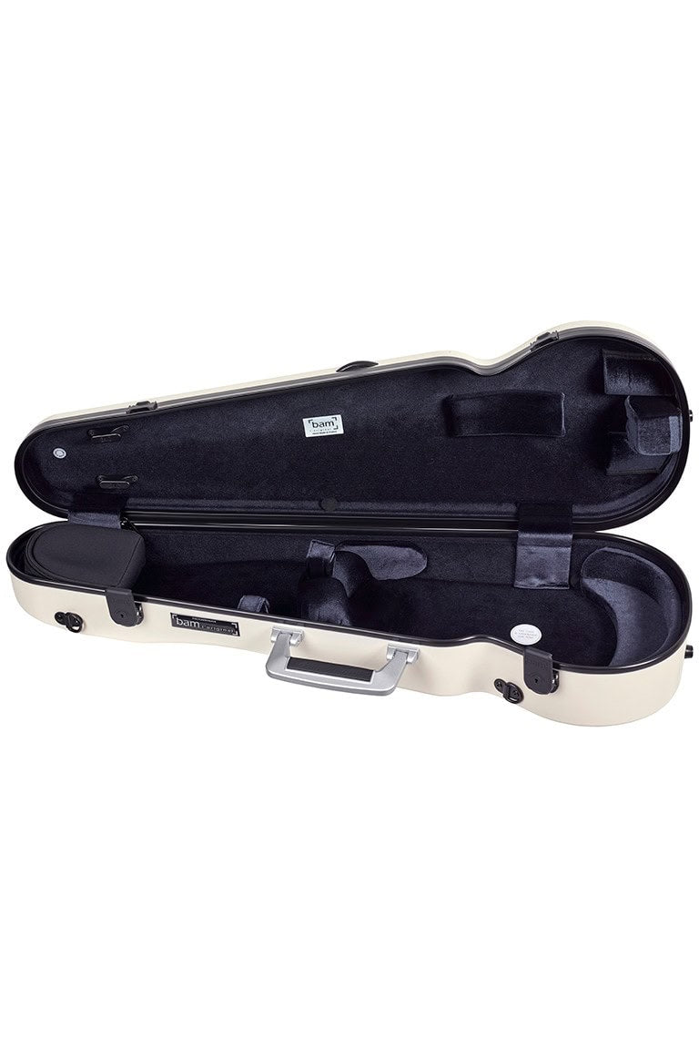 SUP2002XLWN Supreme Violin Contoured, white-black
