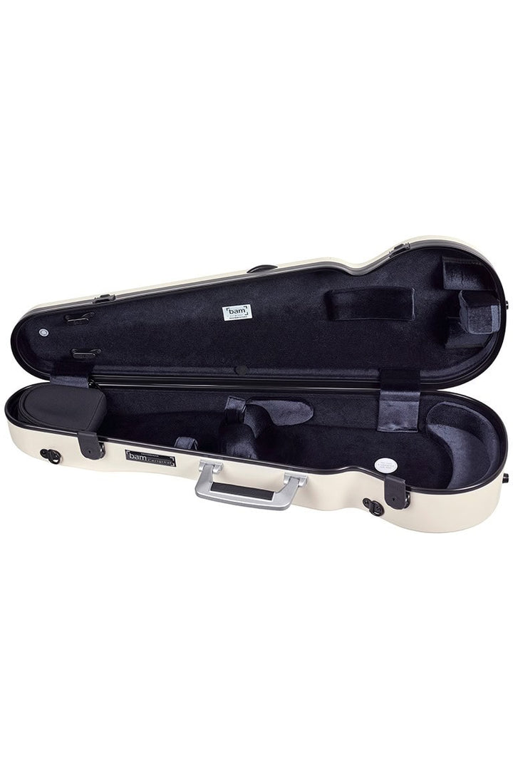 SUP2002XLWN Supreme Violin Contoured, white-black