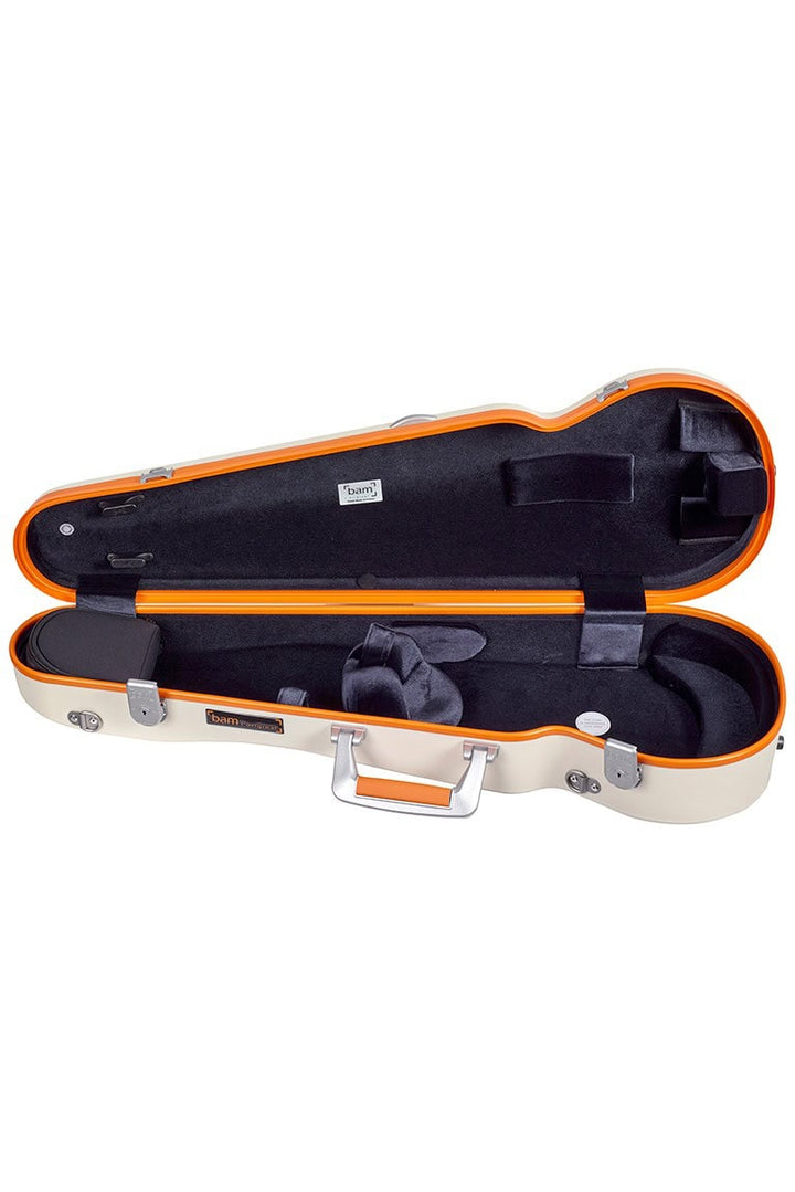 SUP2002XLWN Supreme Violin Contoured, white-black