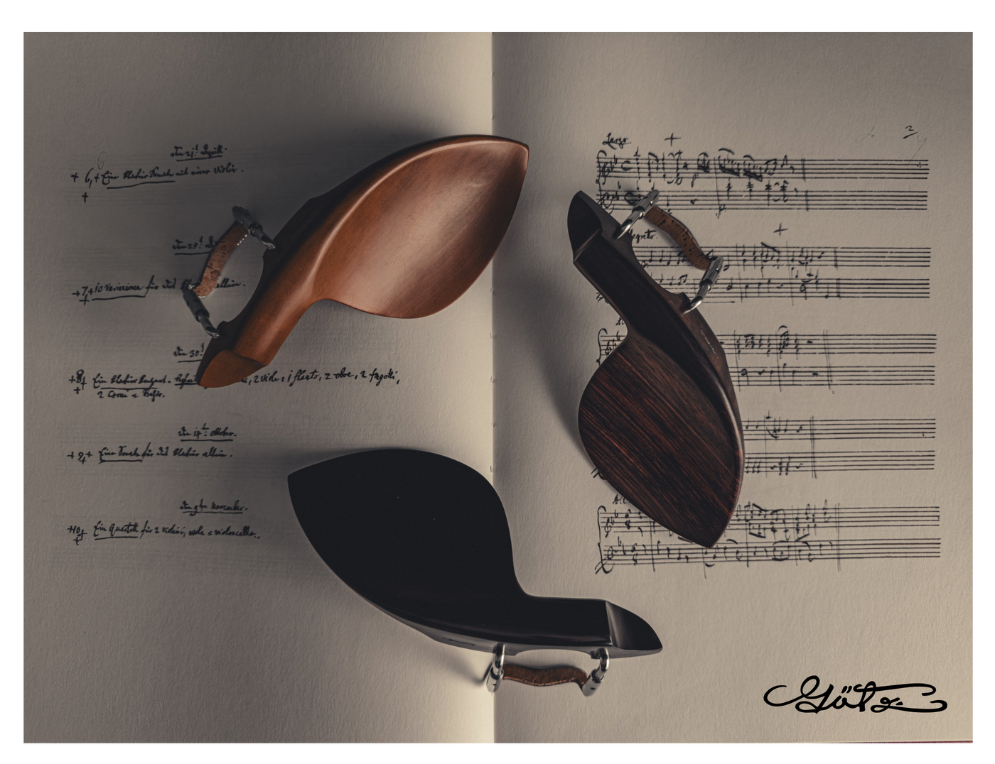 Varga Chinrest Violin 4/4  Boxwood, ZK-253B