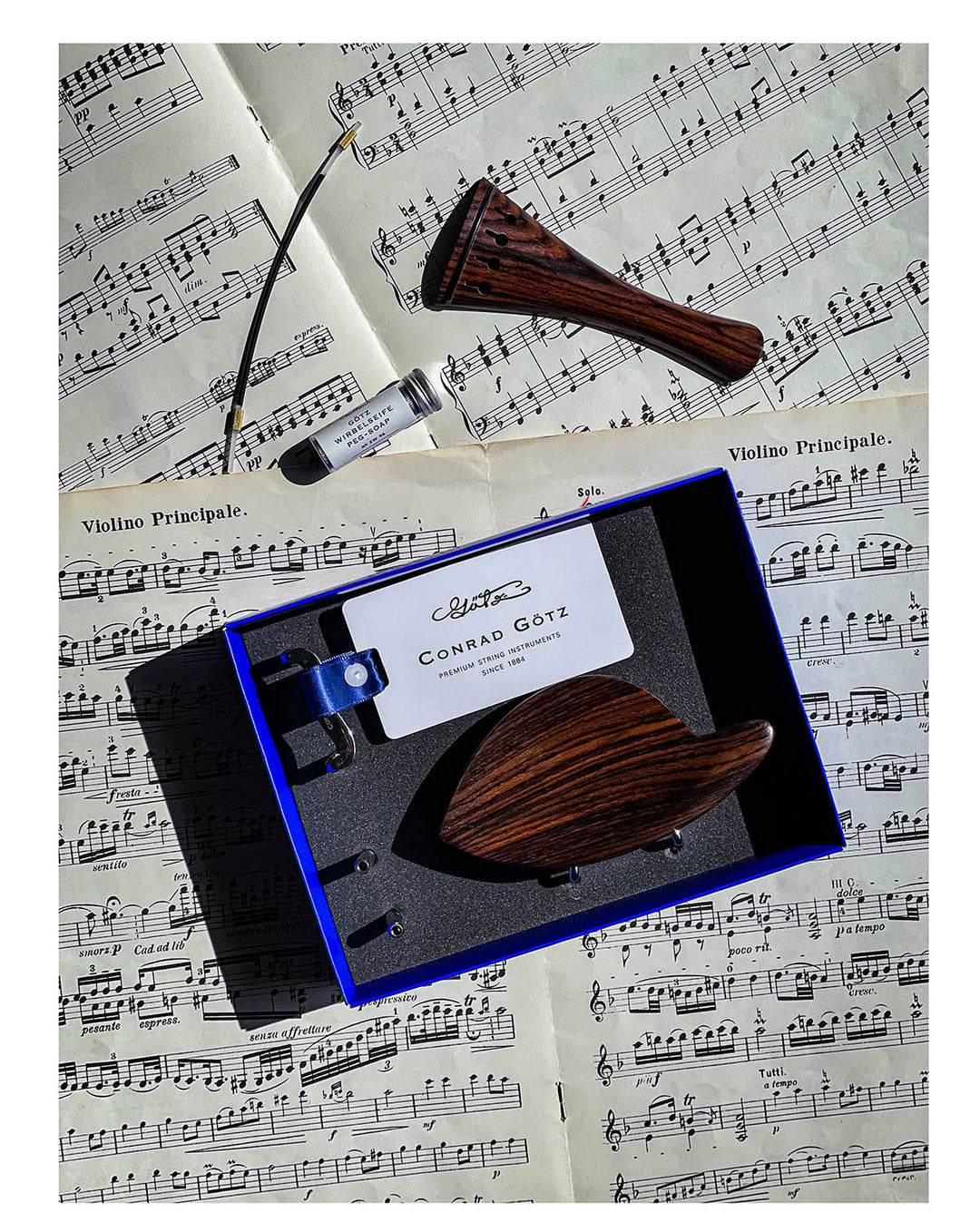 Morawetz Kinnhalter Violine Palisander, ZK-4841R-MED