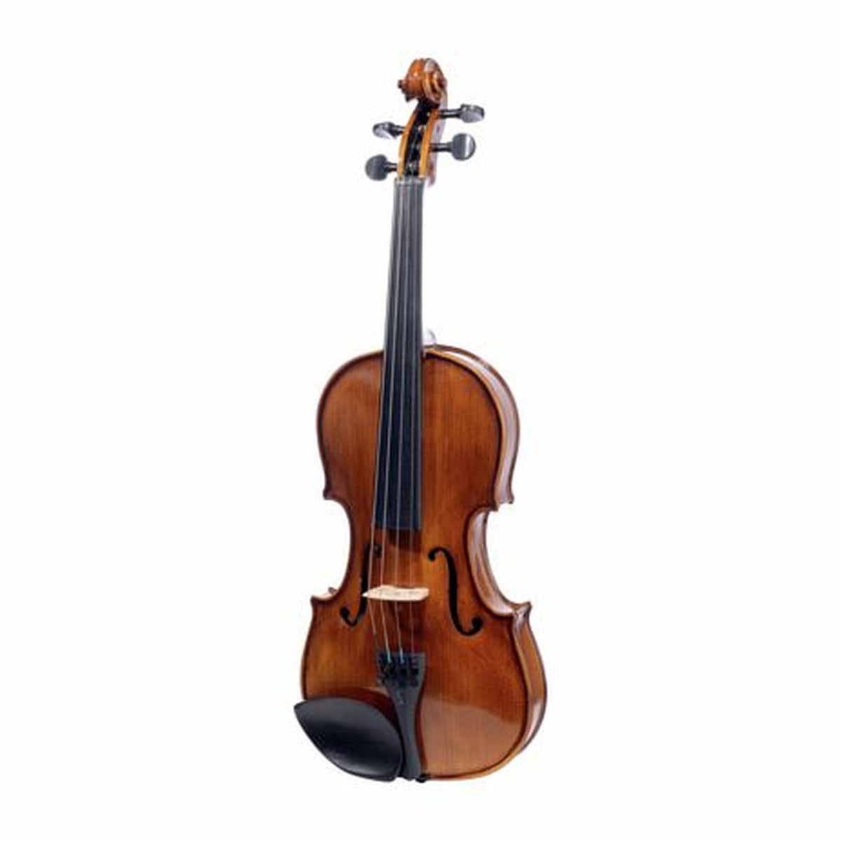 Tailpiece for Violin, Ebony, Tulip Shape, Parisian Eye, 115 mm, ZA-349E-115