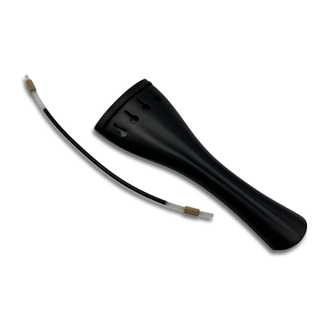 Saitenhalter für Violine, Hill-Modell, Palisander, Sattel vergoldet, 115 mm, ZA-352R-115