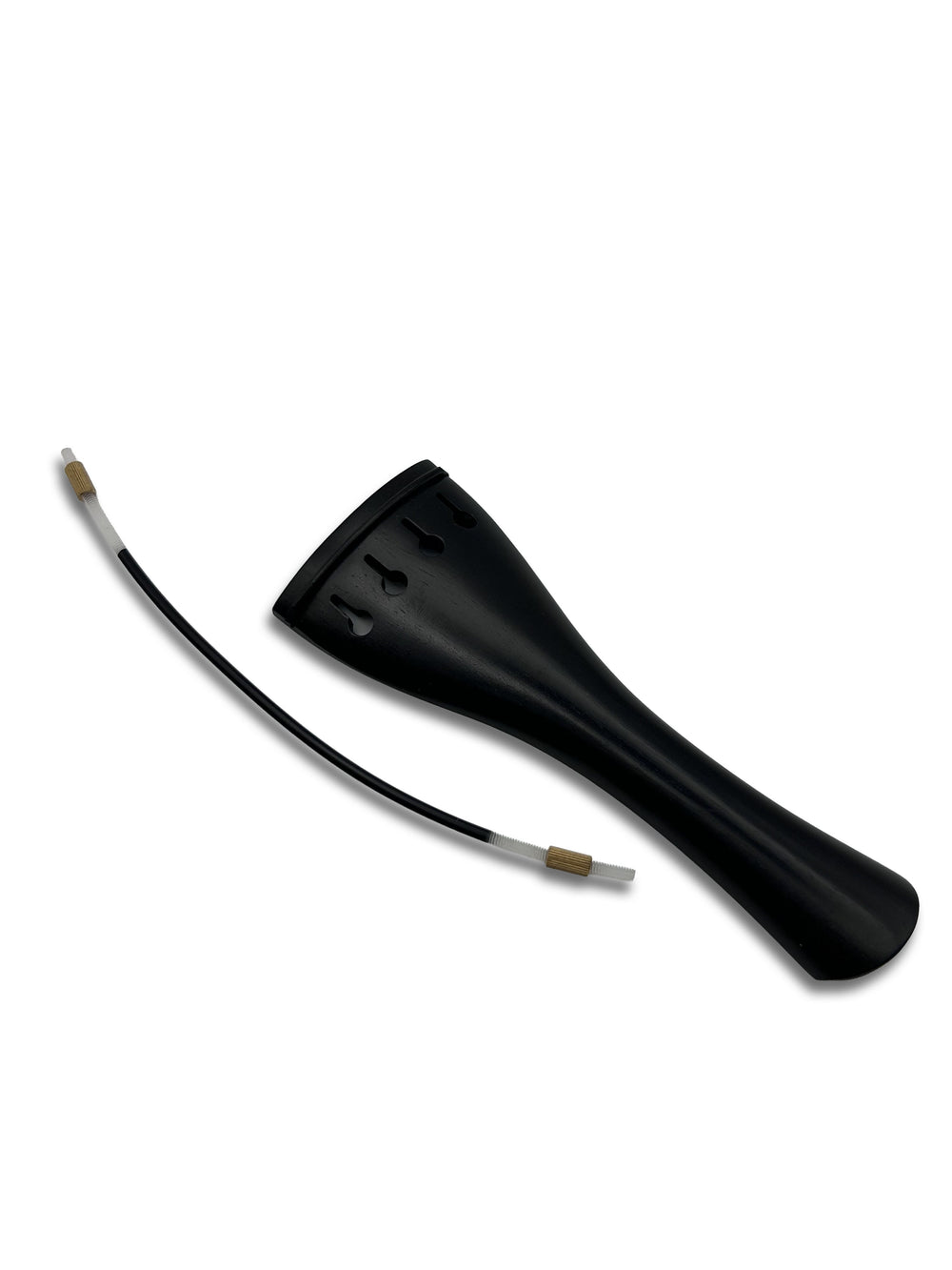 Saitenhalter für Violine, Hill-Modell, Palisander, Sattel vergoldet, 115 mm, ZA-352R-115