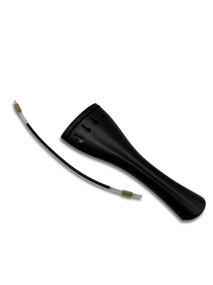 Saitenhalter für Violine, Hill-Modell, Palisander, Sattel vergoldet, 115 mm, ZA-352R-115