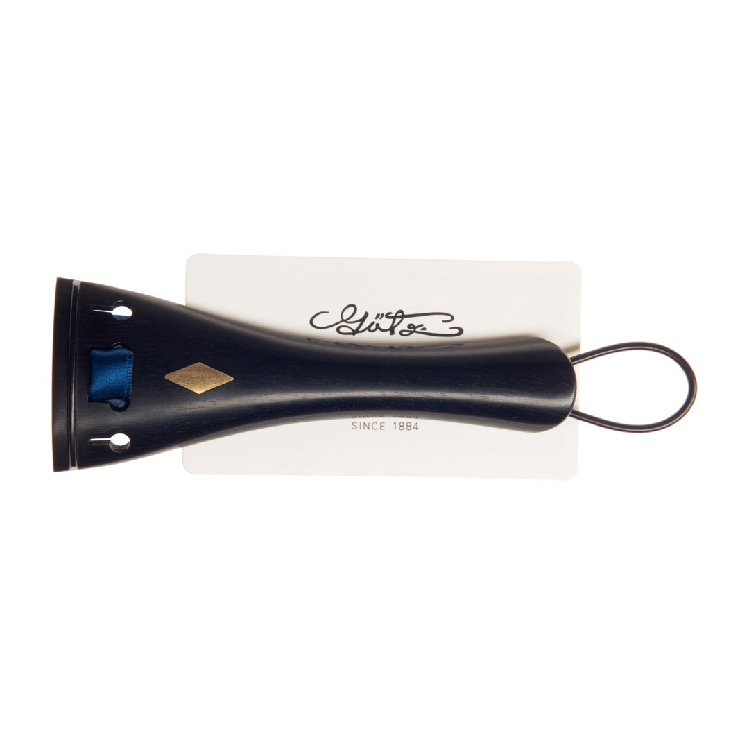Tailpiece Violin in Ebony and gold Inlay,  ZA-355-115 