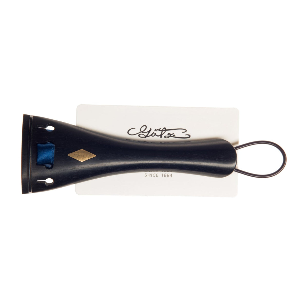 Tailpiece Violin in Ebony and gold Inlay,  ZA-355-115 