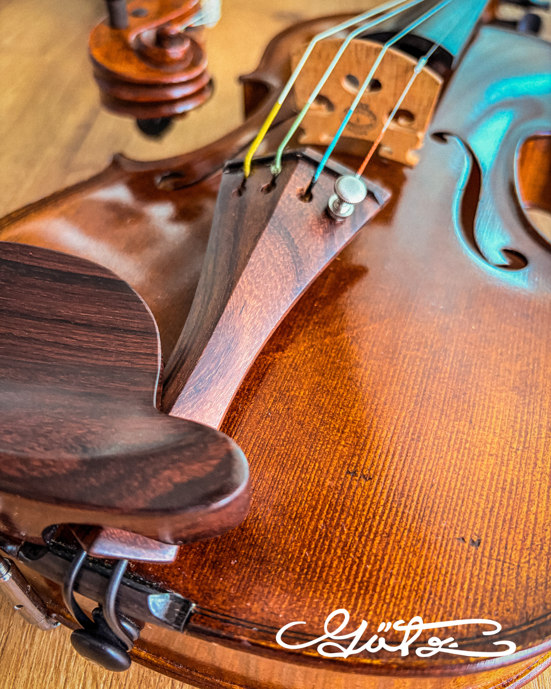 Saitenhalter Violine Palisander, ZA-5148