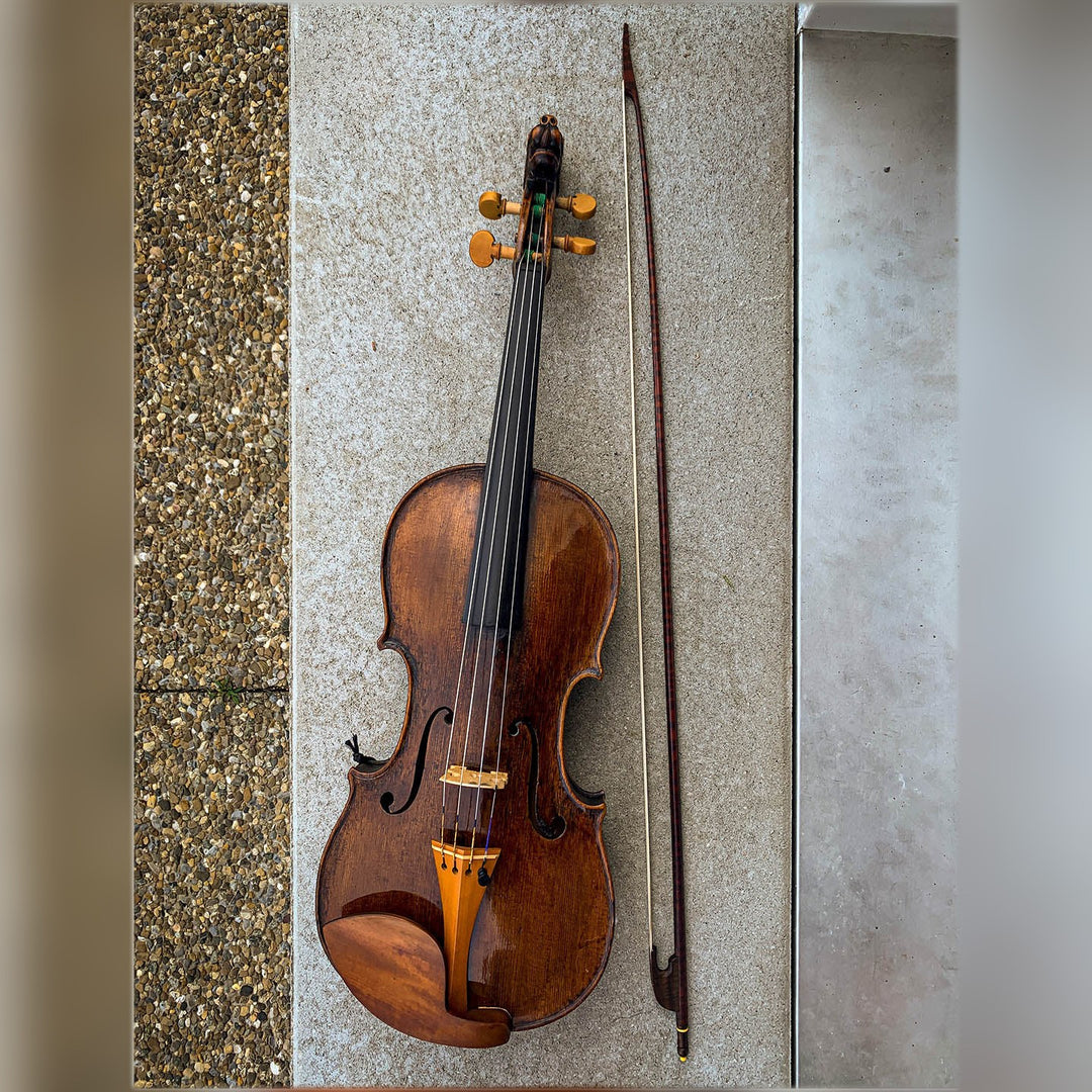 Tailpiece Violin Boxwood, English Model,  ZA-5294-115