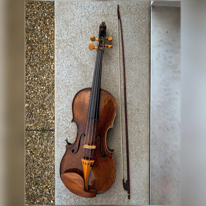 Tailpiece Violin Boxwood, English Model,  ZA-5294-115