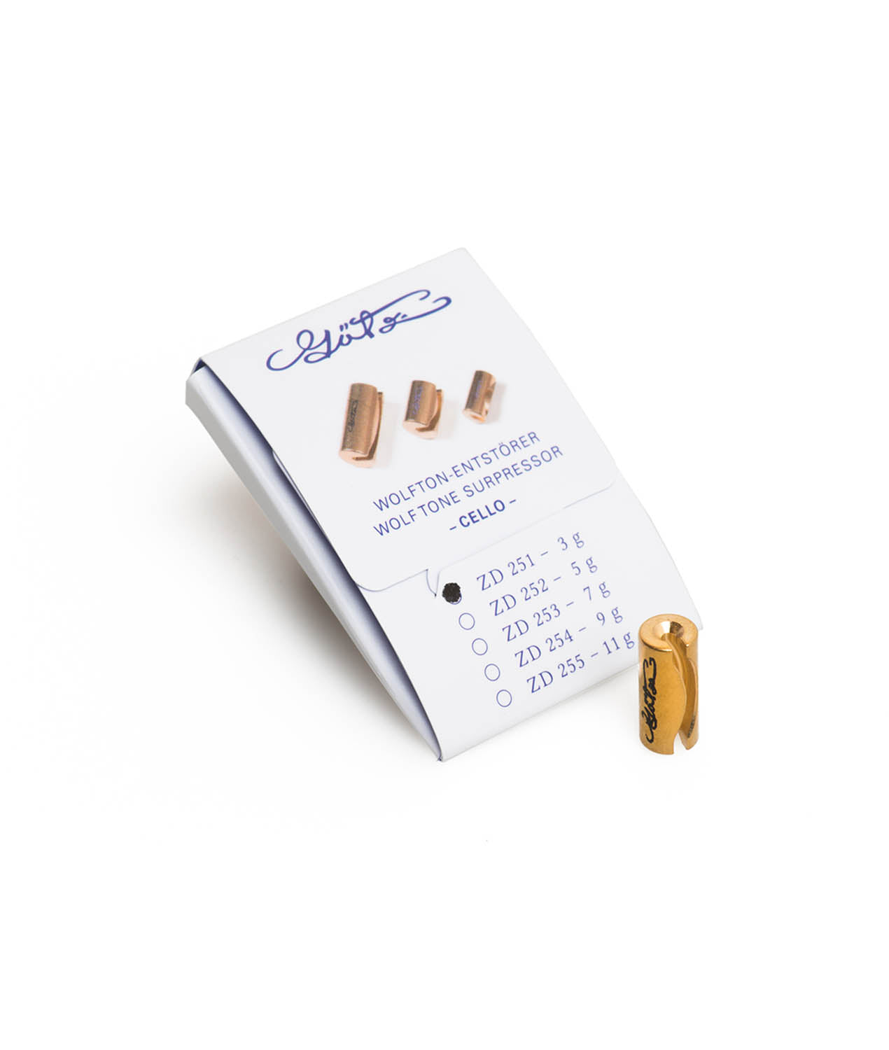 Götz Wolf Tone Suppressor for Cello, ZD-251 