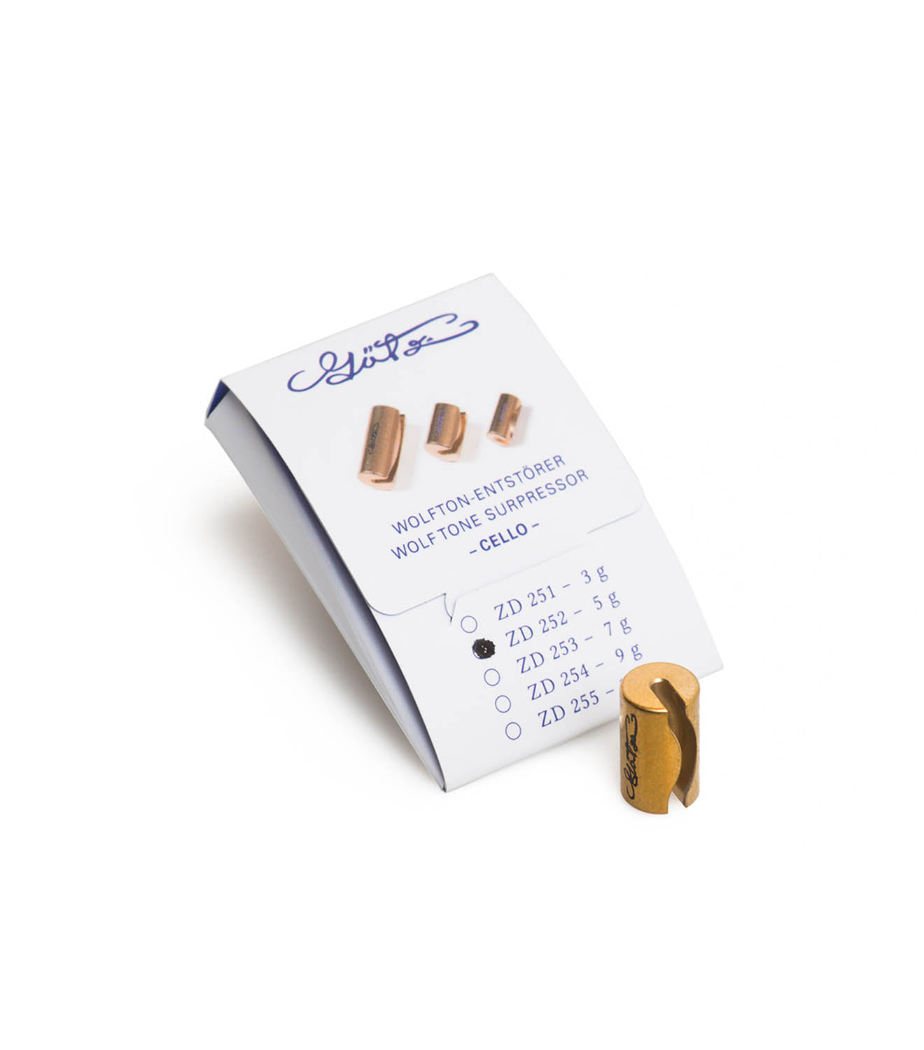 Götz Wolf Tone Suppressor for Cello, ZD-252 