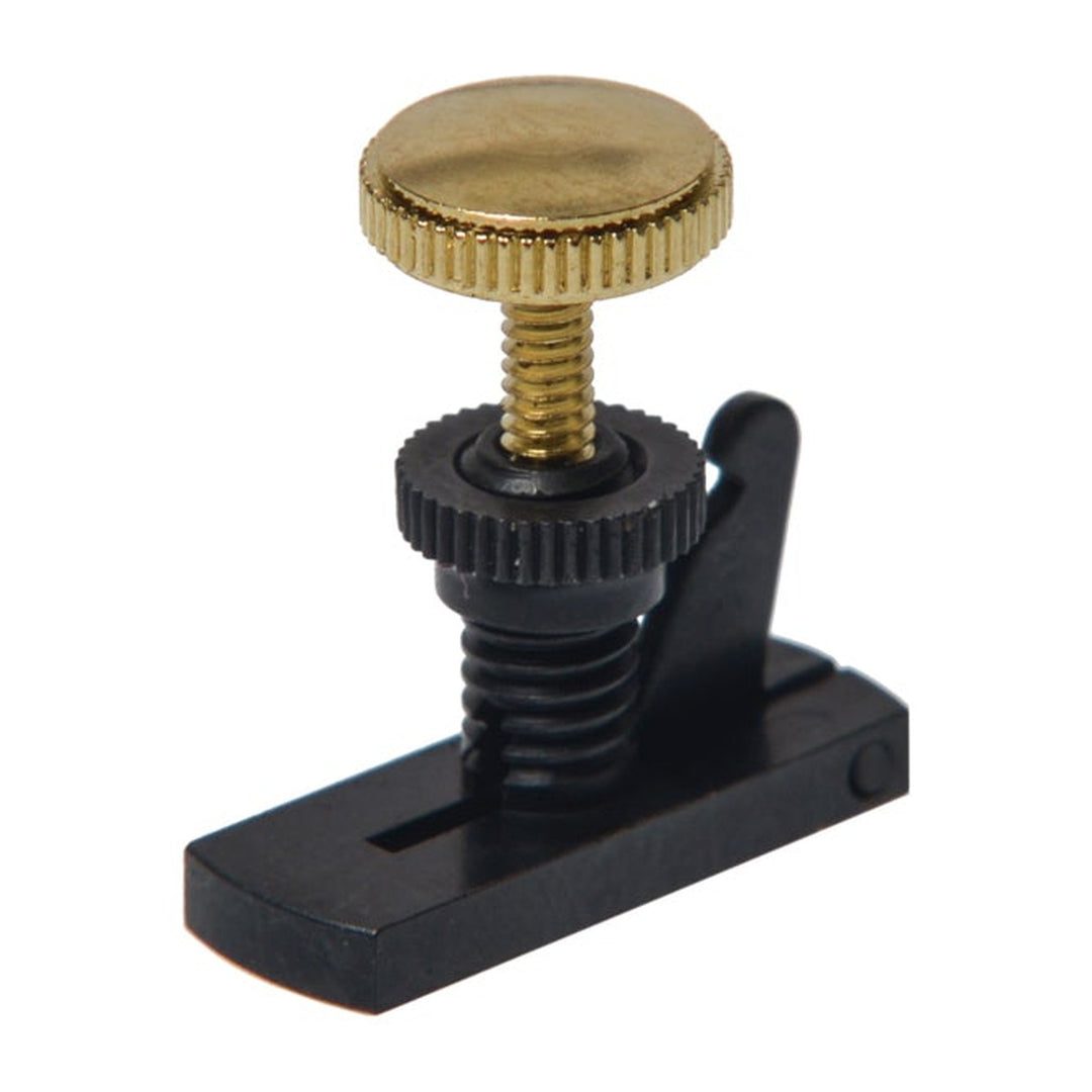 Black E-String Adjuster for Violin, Gold-plated Screw, ZF-6807G