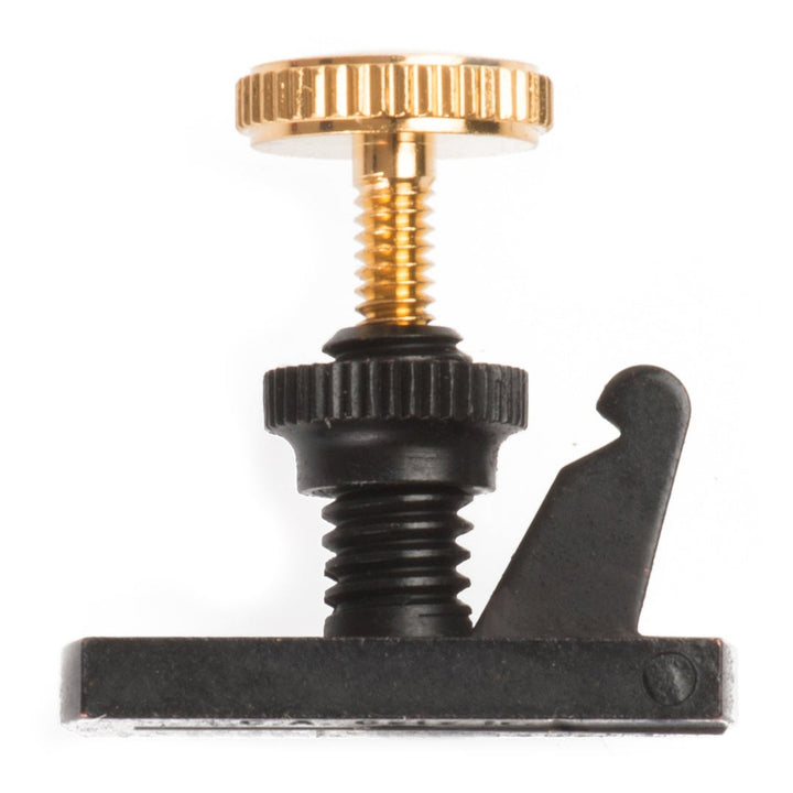 Black E-String Adjuster for Violin, Gold-plated Screw, ZF-6807G