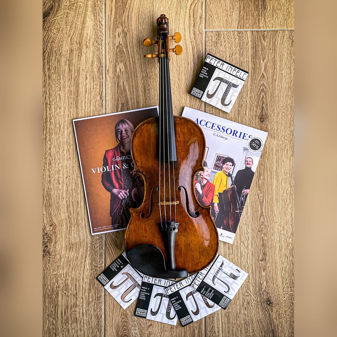 Guarneri Kinnhalter Violine Ebenholz, ZK-1596G
