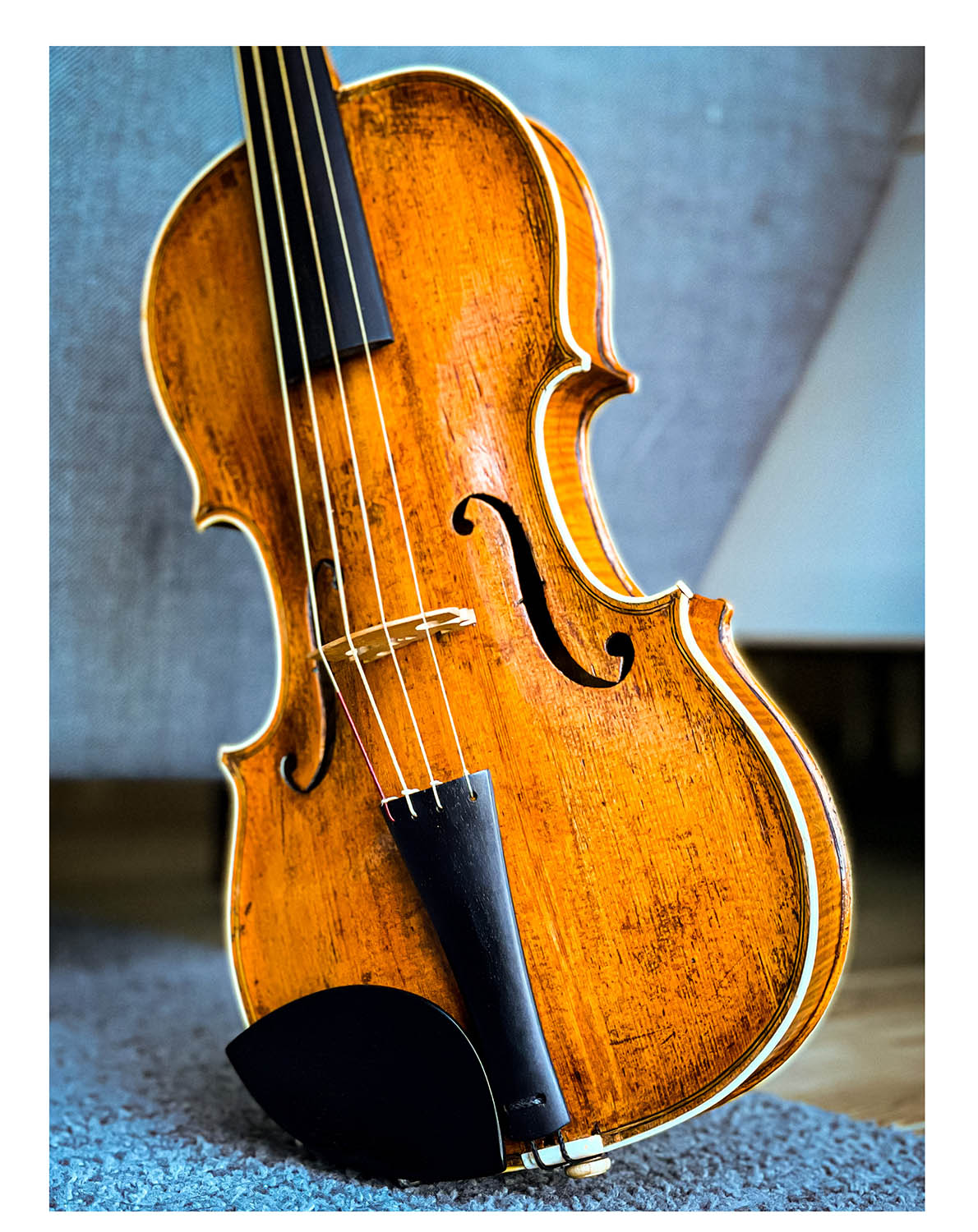 Slim Style Kinnhalter Violine 4/4 Ebenholz