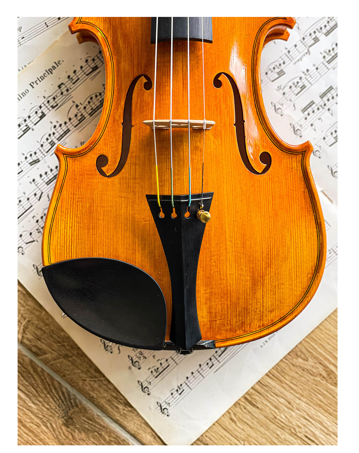 Slim Style Kinnhalter Violine 4/4 Ebenholz