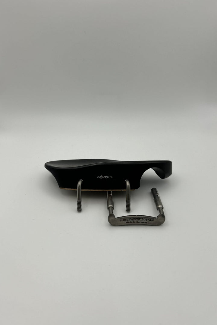 Kinnhalter Vermeer für Viola, Ebenholz natur, Titan, ZK-281-NAT-T