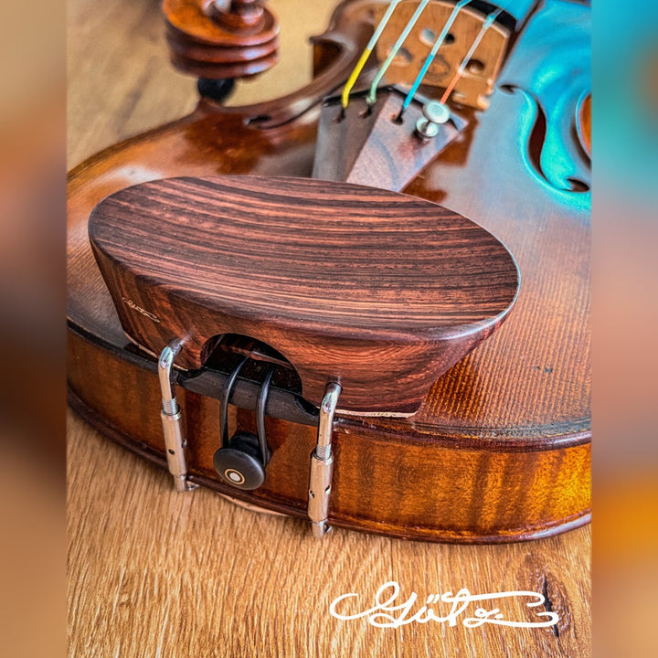 New Flesch Chinrest Violin in Rosewood, ZK-300R