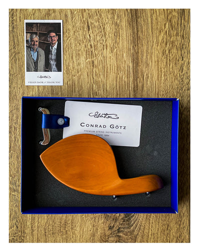Stradivari Kinnhalter Violine Buchsbaum