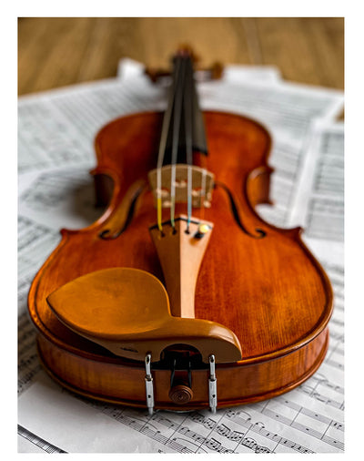 Stradivari Kinnhalter Violine Buchsbaum