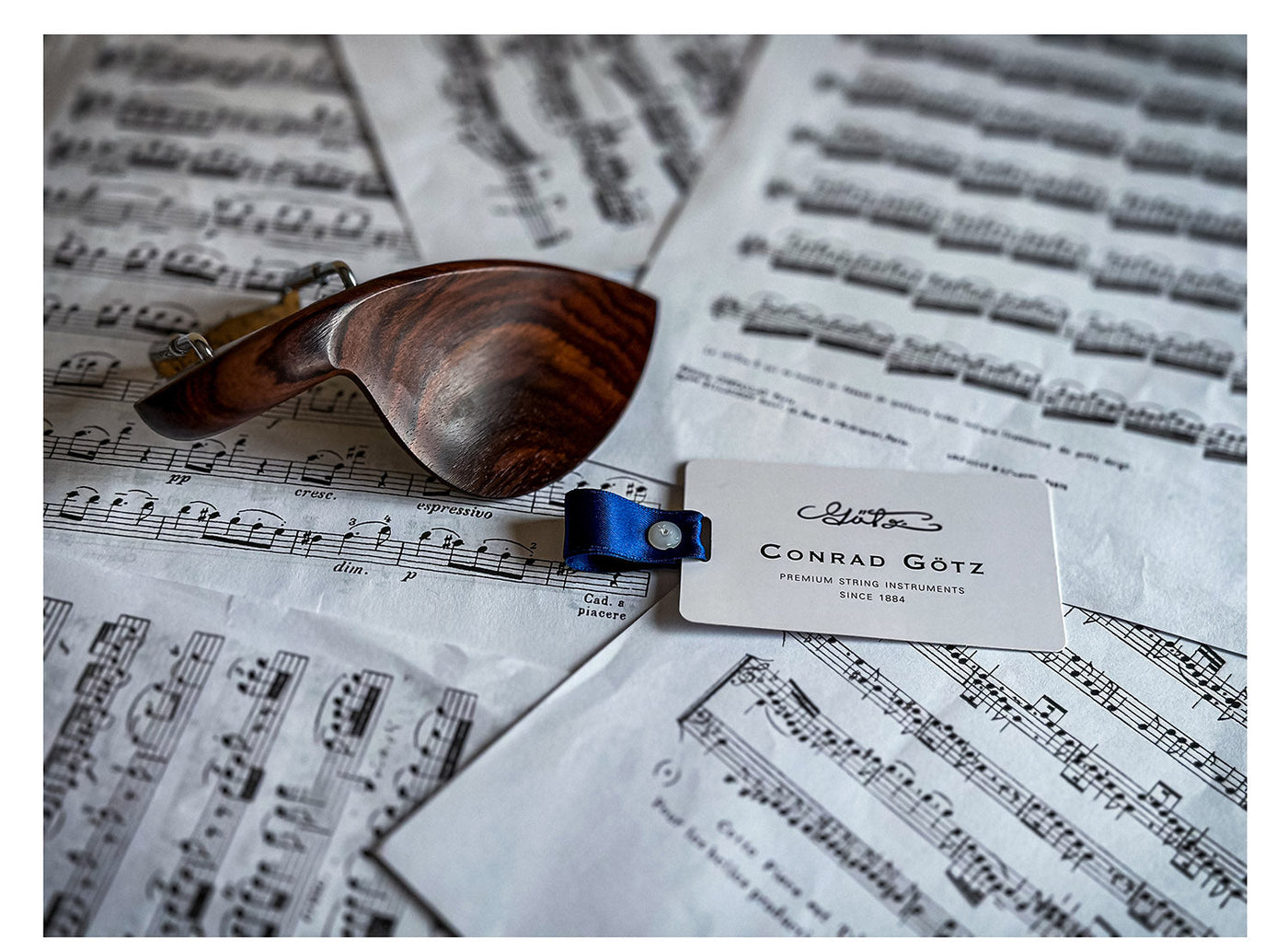 Stradivari Kinnhalter Violine Palisander