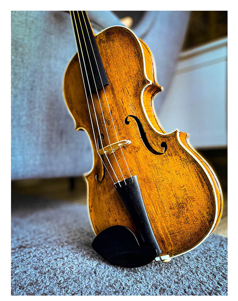Hamburg Kinnhalter Violine nat. Ebenholz