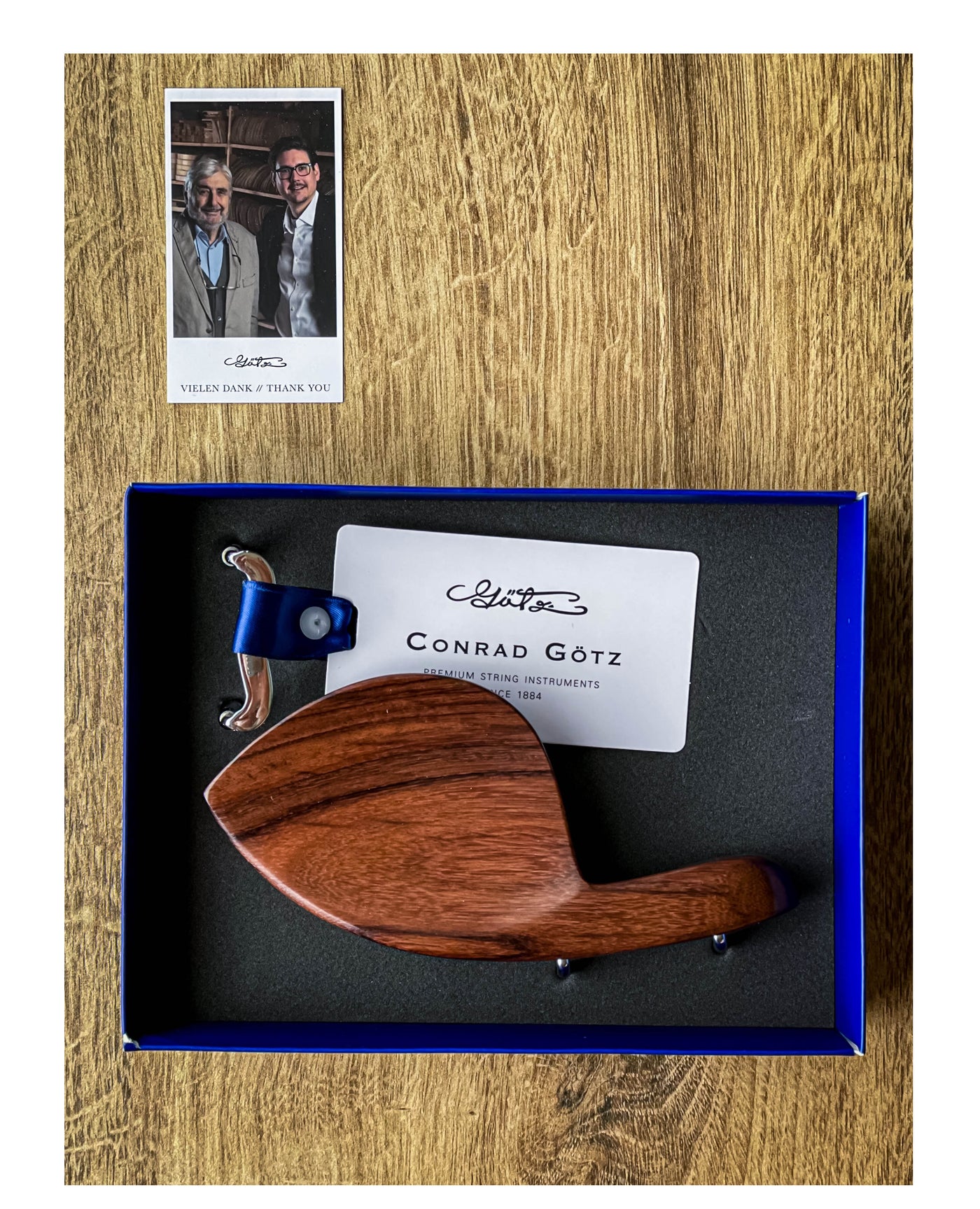 Guarneri Chinrest Violin 4/4 in Rosewood, ZK-4254