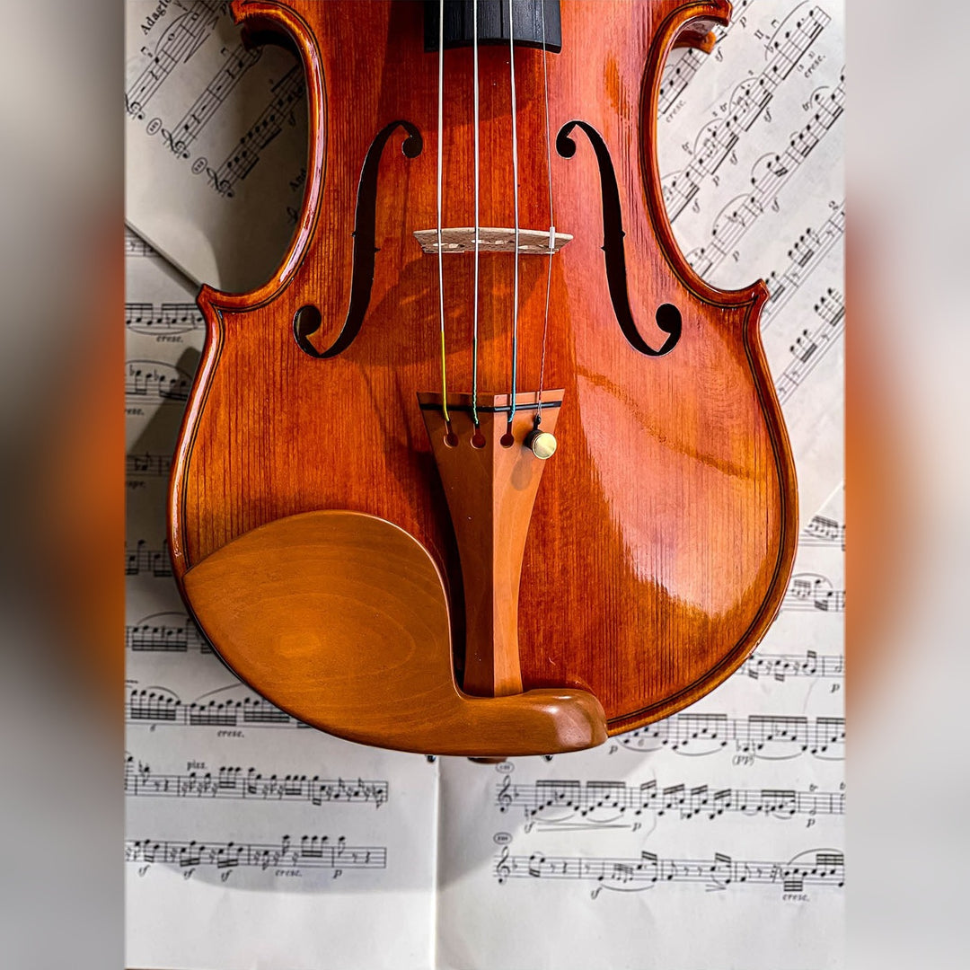 Guarneri Chinrest Violin 4/4 in Boxwood, ZK-4259