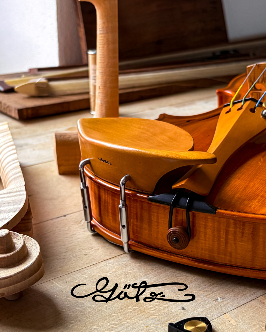 Morawetz Kinnhalter Violine Buchsbaum, ZK-4841B-HIGH