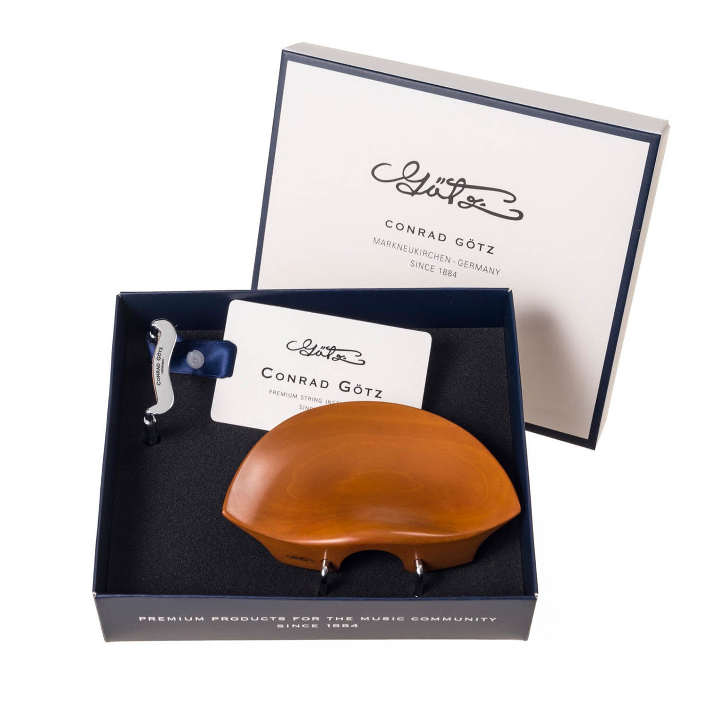 Flesch Traditional Chinrest Violin 4/4 Boxwood, ZK-4881