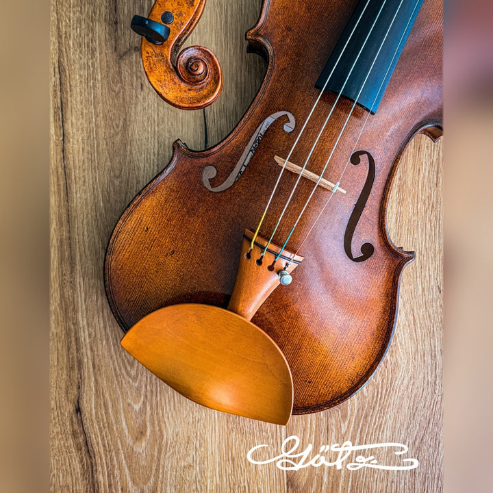 Flesch Traditionell Kinnhalter Violine Buchsbaum, ZK-4881