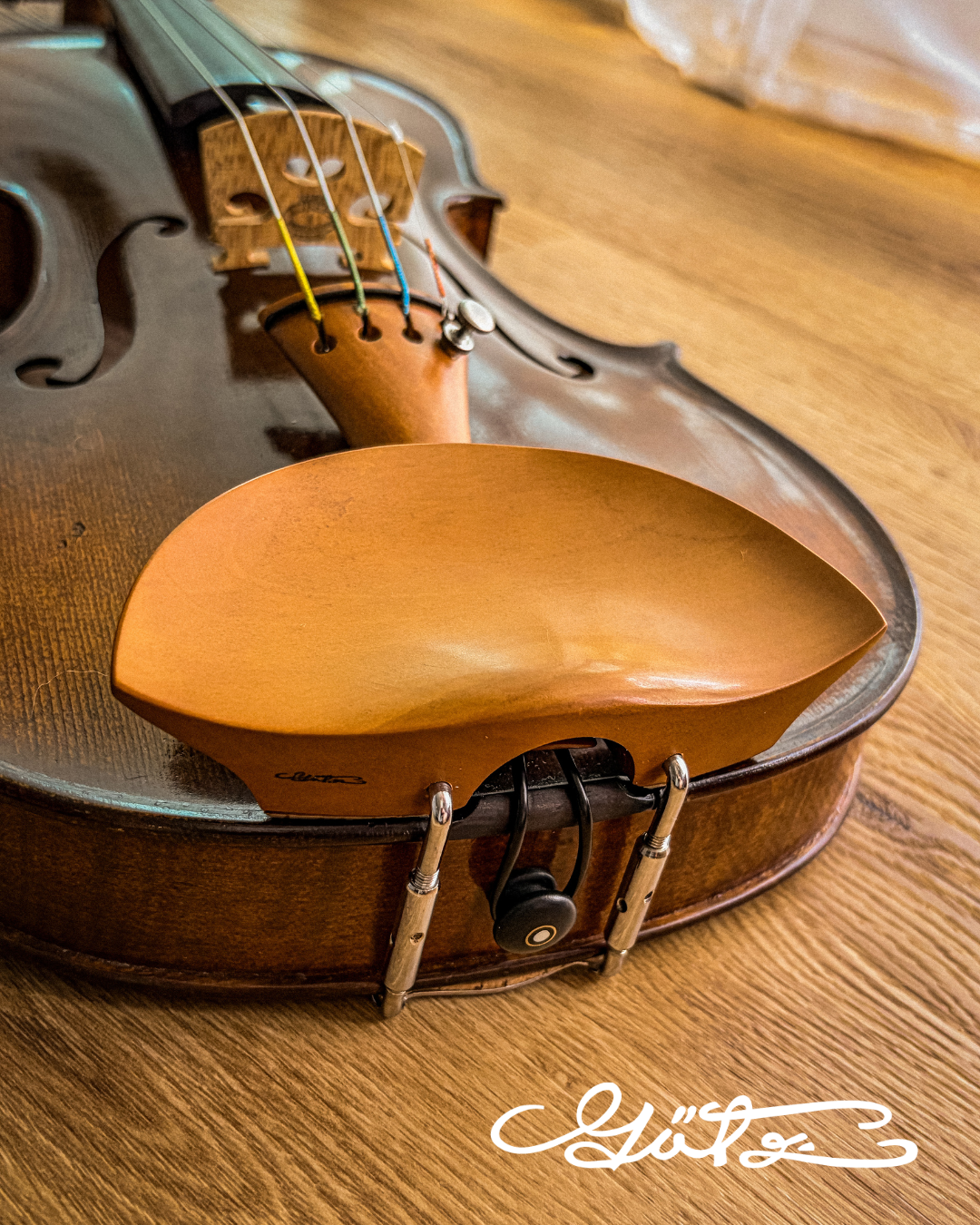 Flesch Traditionell Kinnhalter Violine Buchsbaum, ZK-4881