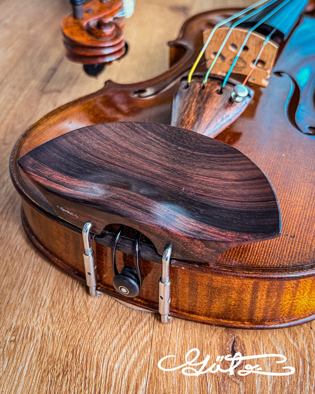 Flesch Traditionell Kinnhalter Violine Palisander, ZK-4882