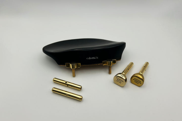 Kinnhalter GORDON für Viola, Ebenholz, Hill-Gold, ZK-V1571G