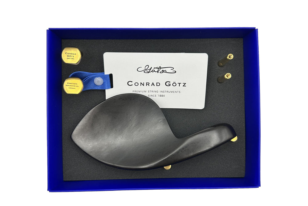 Guarneri Kinnhalter Viola natürliches Ebenholz, ZK-V1596G-NAT