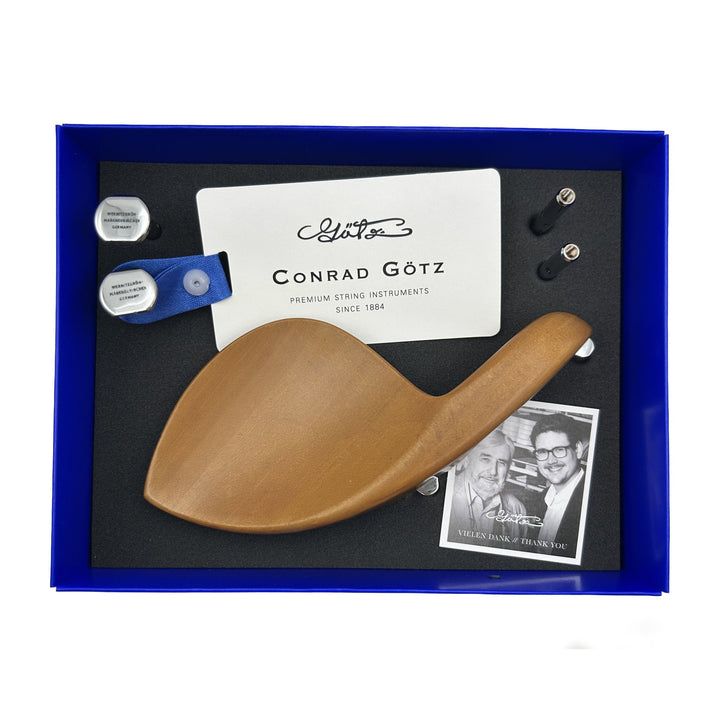 Kinnhalter Guarneri-Modell für Viola, Buchsbaum, Hill-Chrom, ZK-V1597