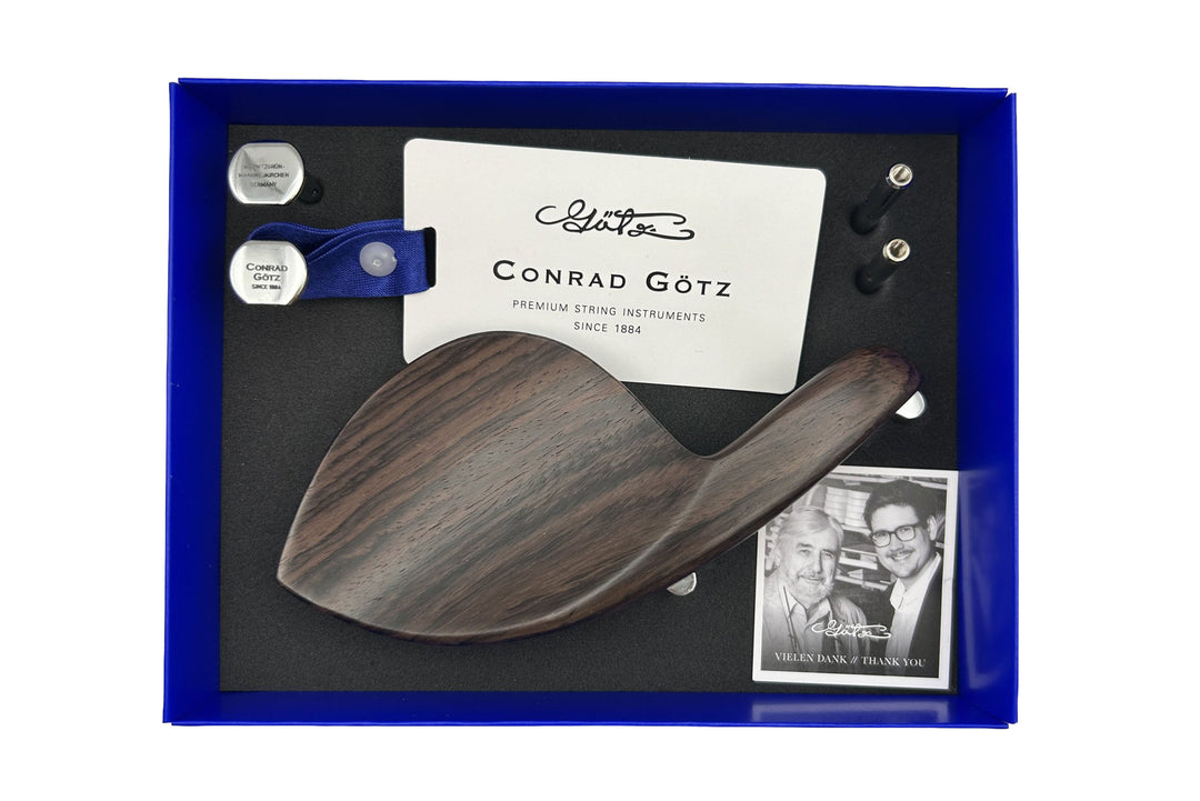Kinnhalter Guarneri-Modell für Viola, Palisander, Hill-Chrom, ZK-V1598
