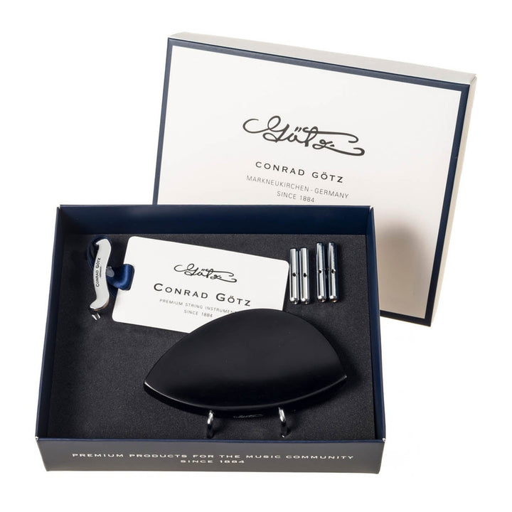 Slim Style Chinrest Viola Ebony, ZK-V256
