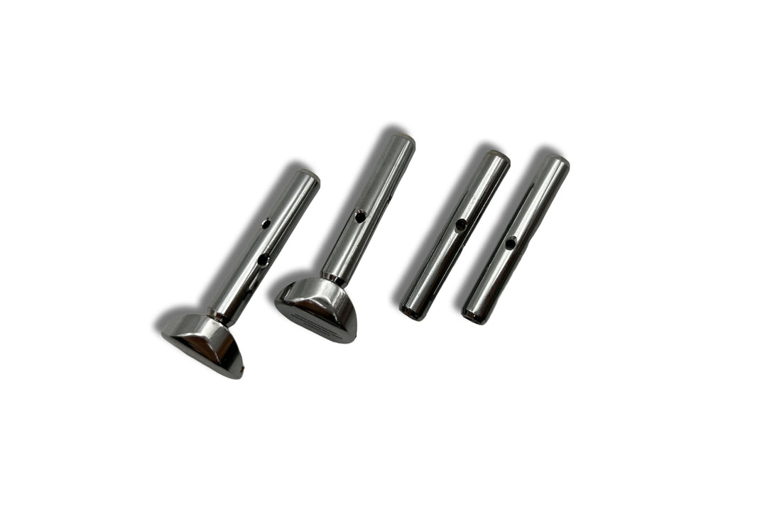 Kinnhalter MILANO für Viola, Ebenholz, Hill-Chrom, ZK-V271