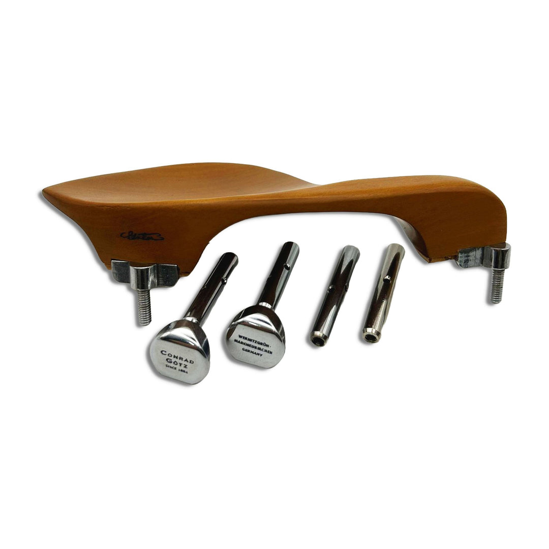 Kinnhalter MILANO für Viola, Buchsbaum, Hill-Chrom, ZK-V272