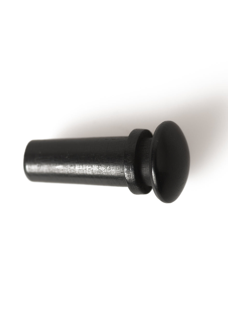 Endknopf Violine Ebenholz ohne Rille