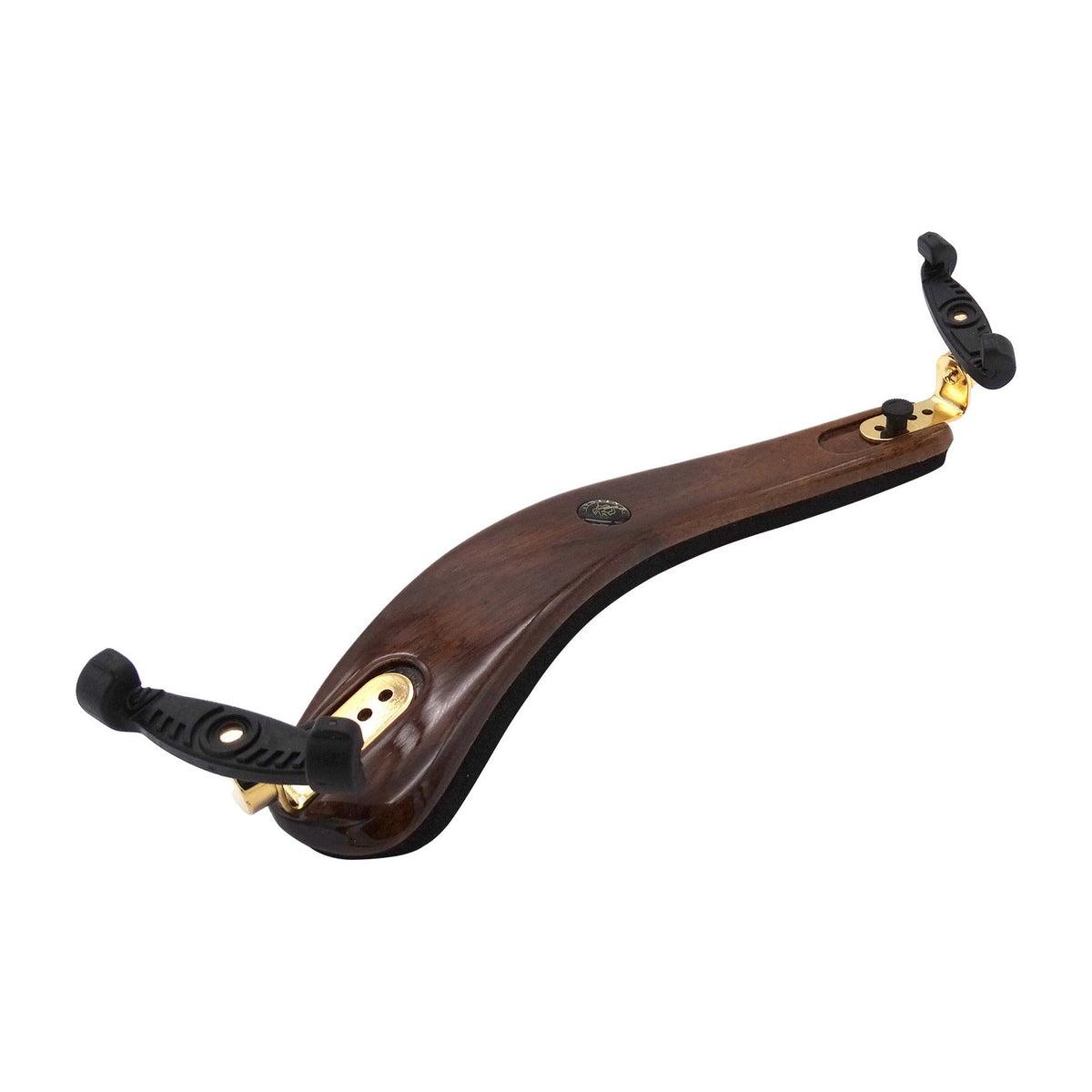Viva la Musica Shoulder Rest Artist XXL for Viola, Walnut, Gold, All Sizes, ZSR-A10VAXXLG