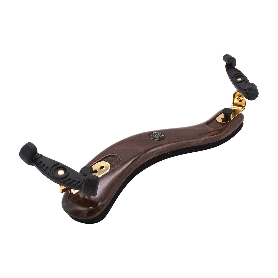 Viva la Musica Shoulder Rest Professional for Violin, Walnut, Black, ZSR-A204434B