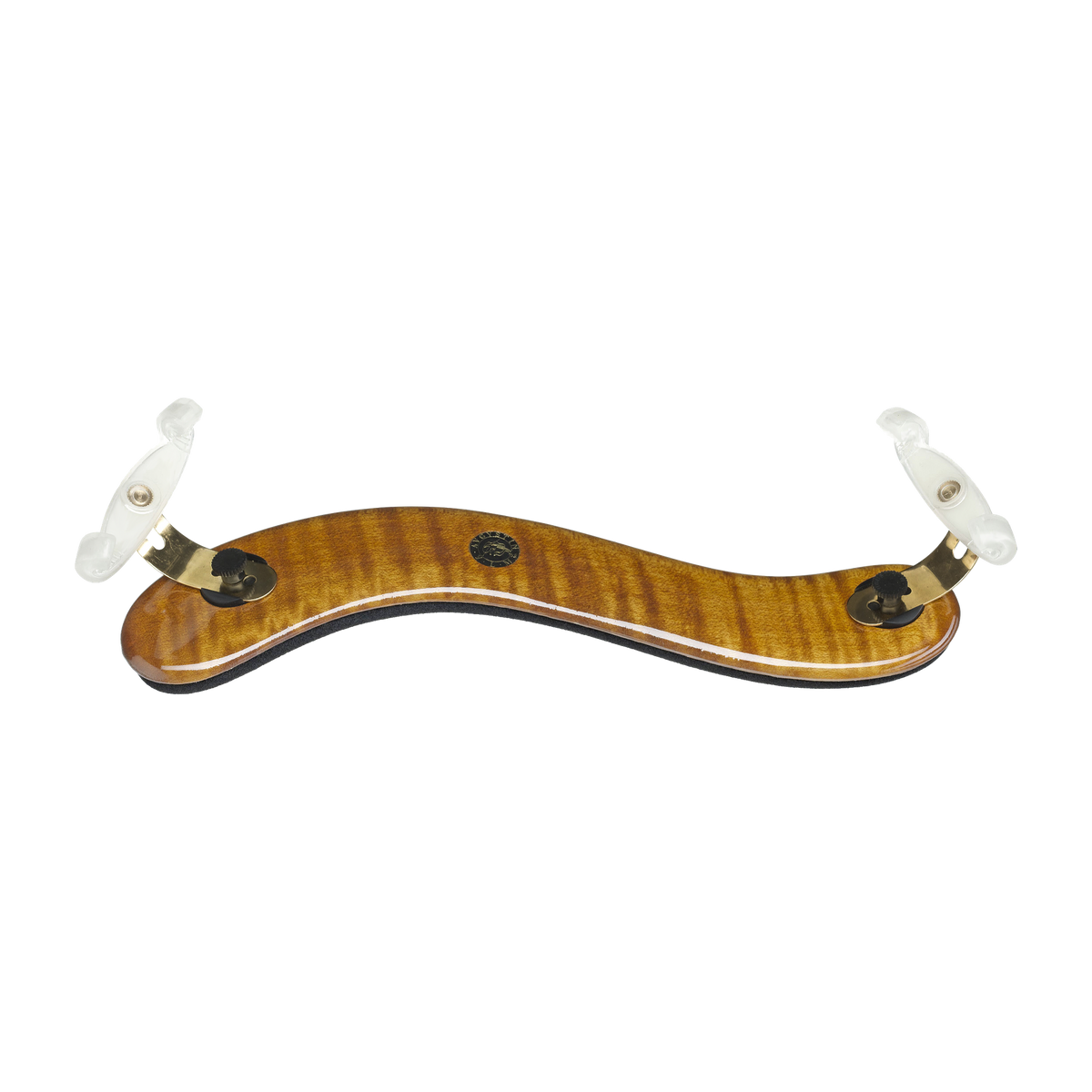 Viva la Musica Diamond Shoulder Rest for Viola, dark maple, gold, all sizes, ZSR-A90VAG-D