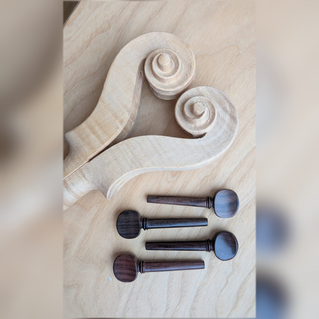 Wirbel Violine, Deutsches Modell, ZW-910R-MED-SET