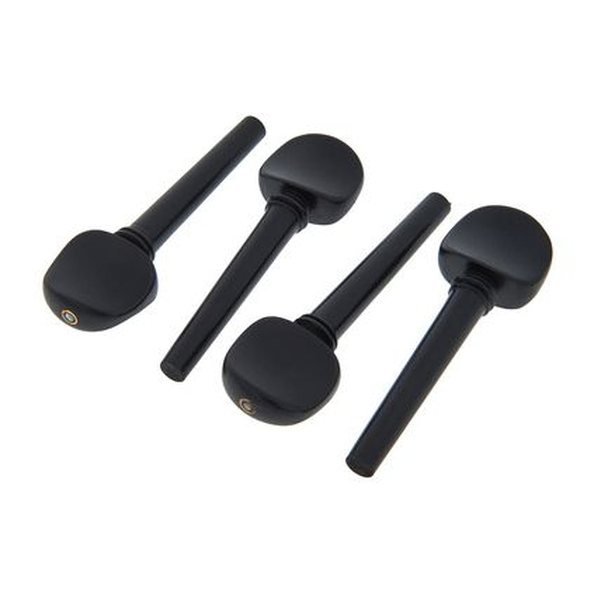 Wirbel Schweizer Modell, Ebenholz, Pariser Auge, dünn, für Violine 4/4, ZW-954-THIN