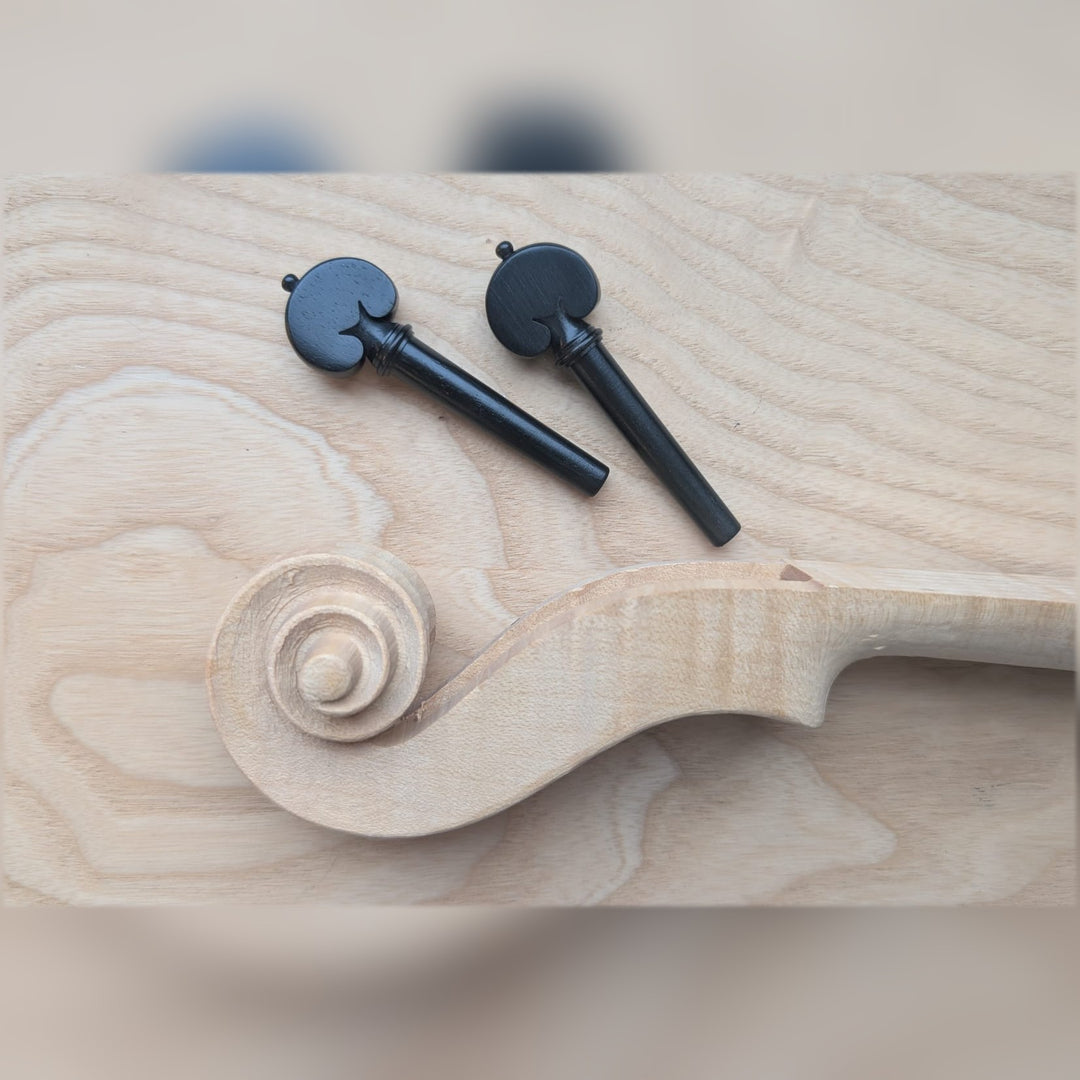 Wirbel Violine, Herzform, ZW-981-MED-SET